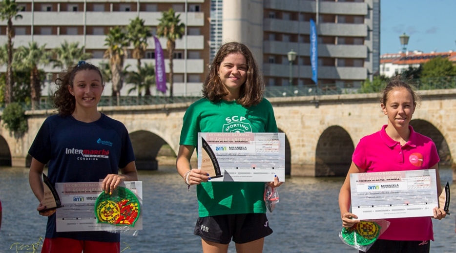Natação: Hugo Ribeiro e Mariana Mendes vencem Travessia do Rio Tua pontuável para o Circuito Nacional de Águas Abertas