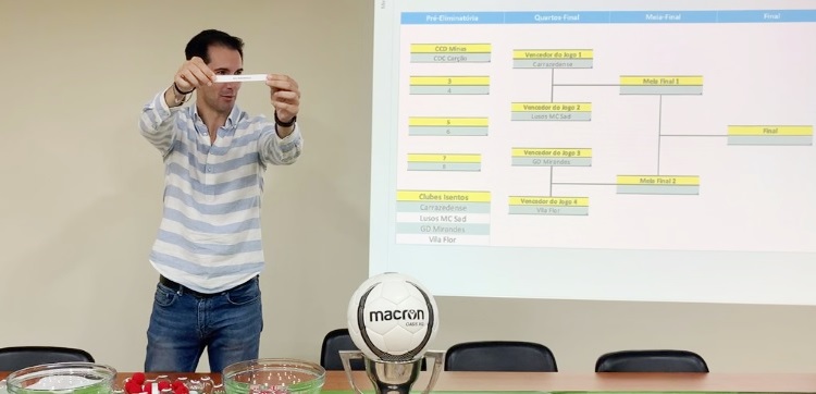 Sorteios: Calendário de jogos do campeonato distrital definido