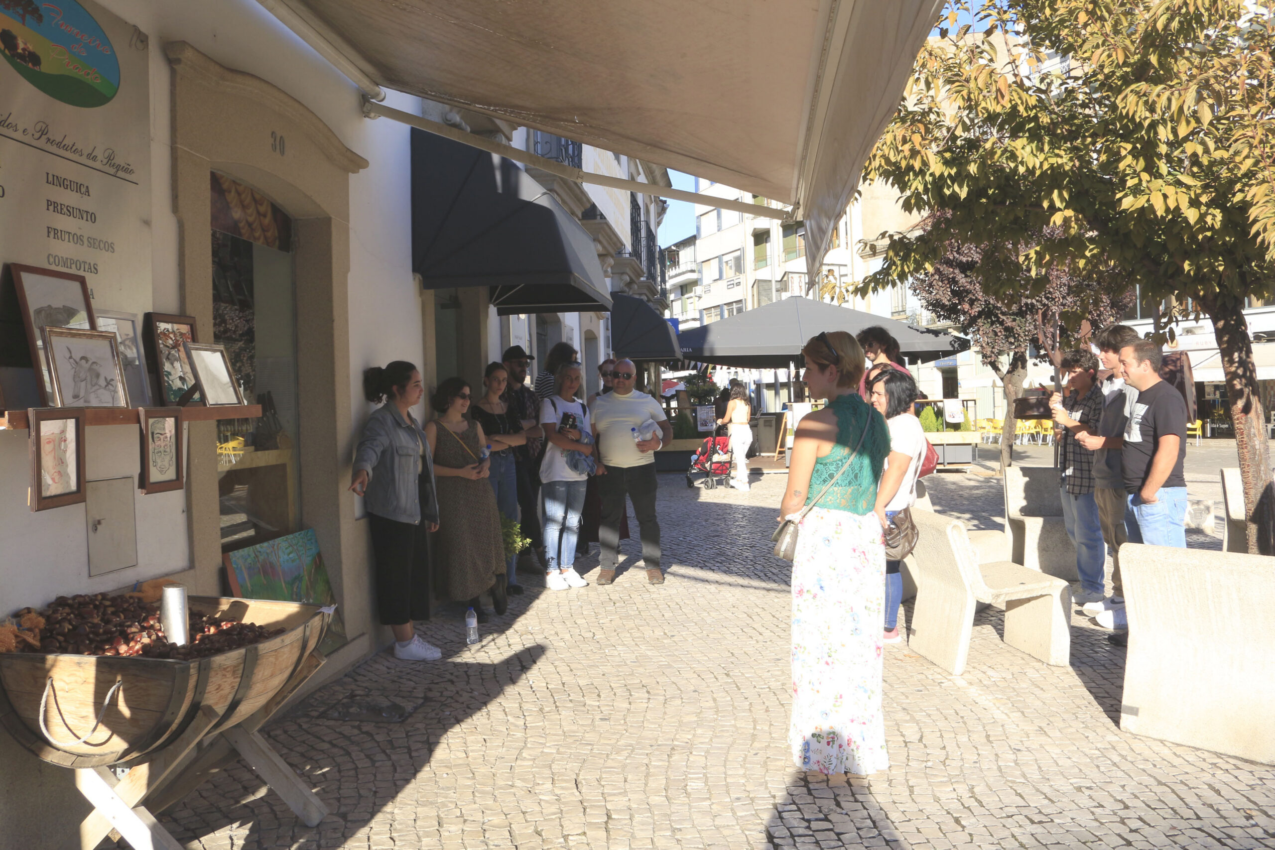Roteiro artístico de colectivo transmontano levou arte à rua e lojas de Mirandela