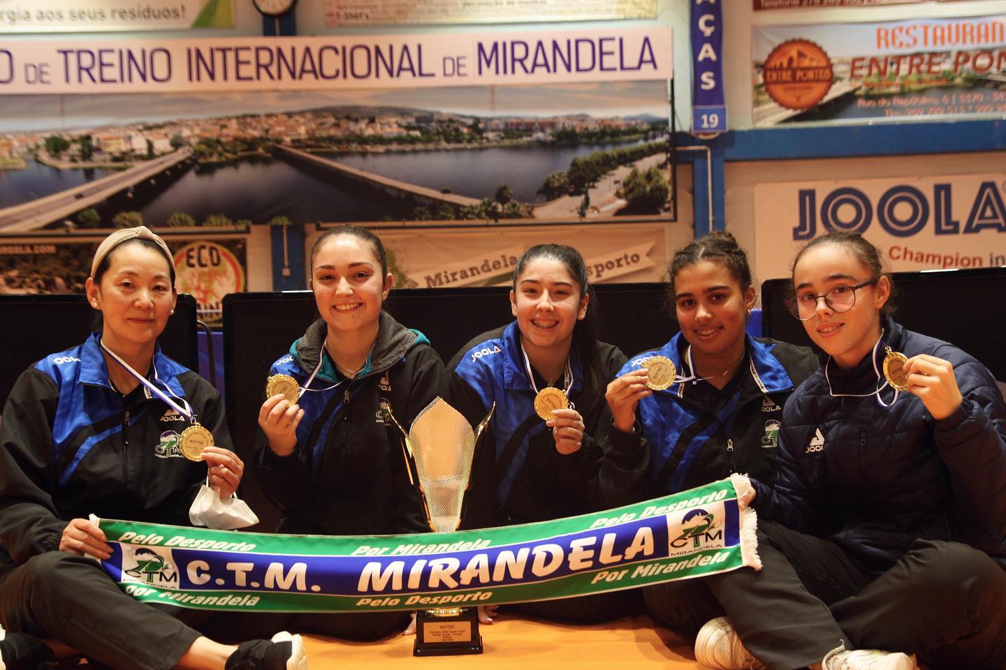 Ténis de Mesa: CTM Mirandela é campeão da região D da “Europe Throphy Women”