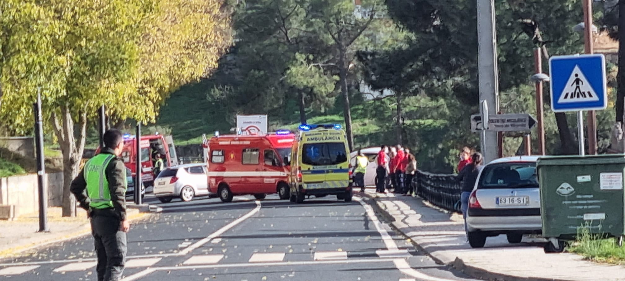 Espanhola ferida com gravidade num choque frontal em Miranda do Douro