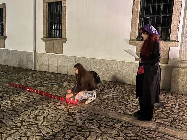 Vigília pela eliminação da violência contra as mulheres com fraca adesão em Bragança