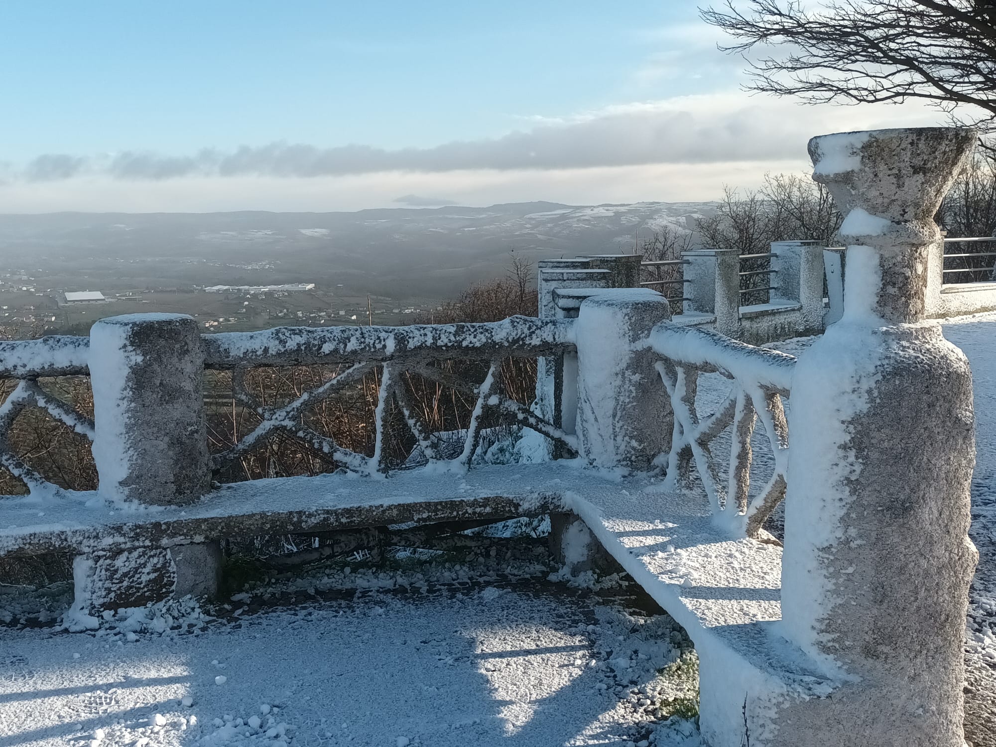 Previsão de queda de neve deixa distrito sob aviso amarelo