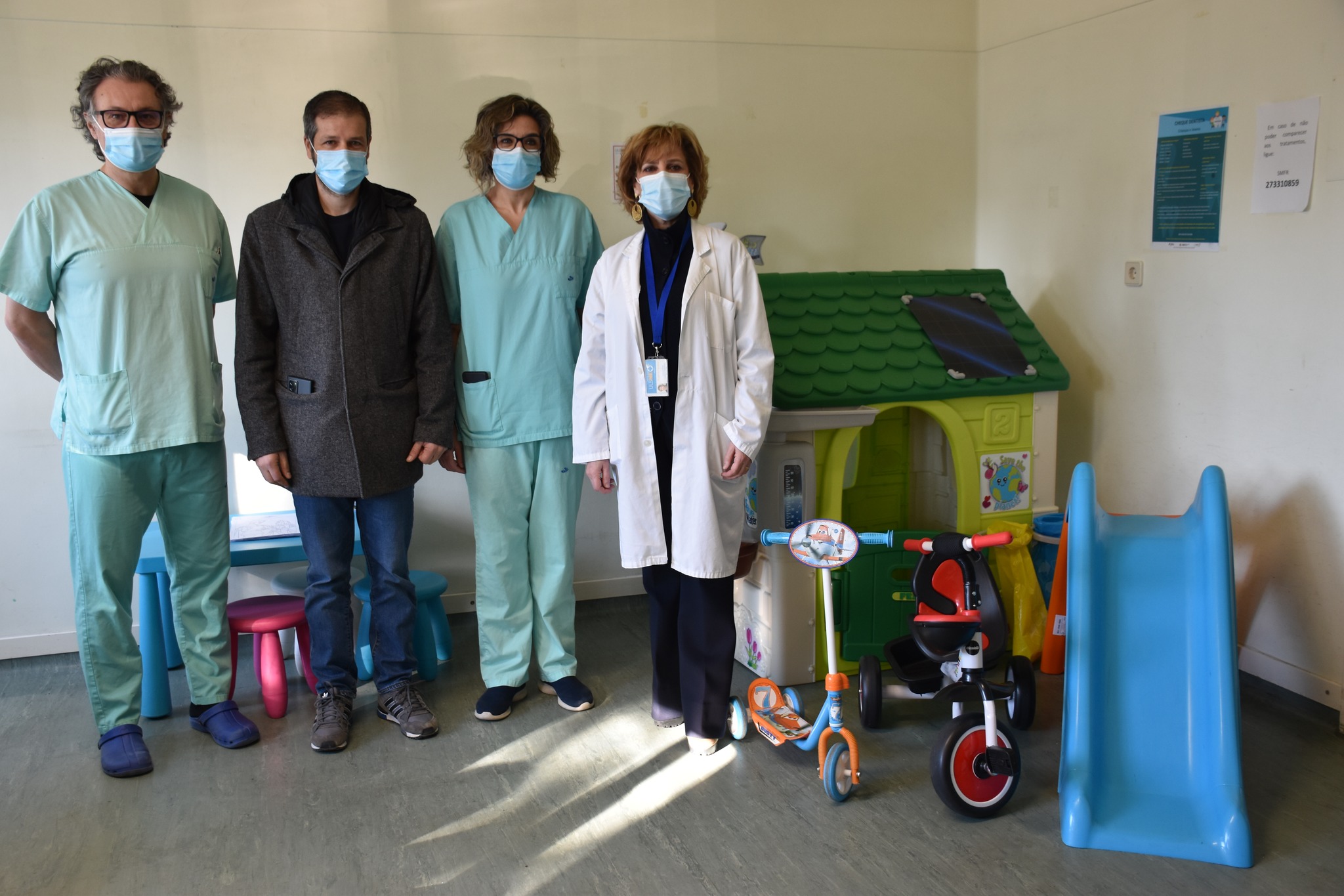 Empresa Reconco oferece equipamento lúdico para crianças que estão em tratamento no Hospital de Bragança