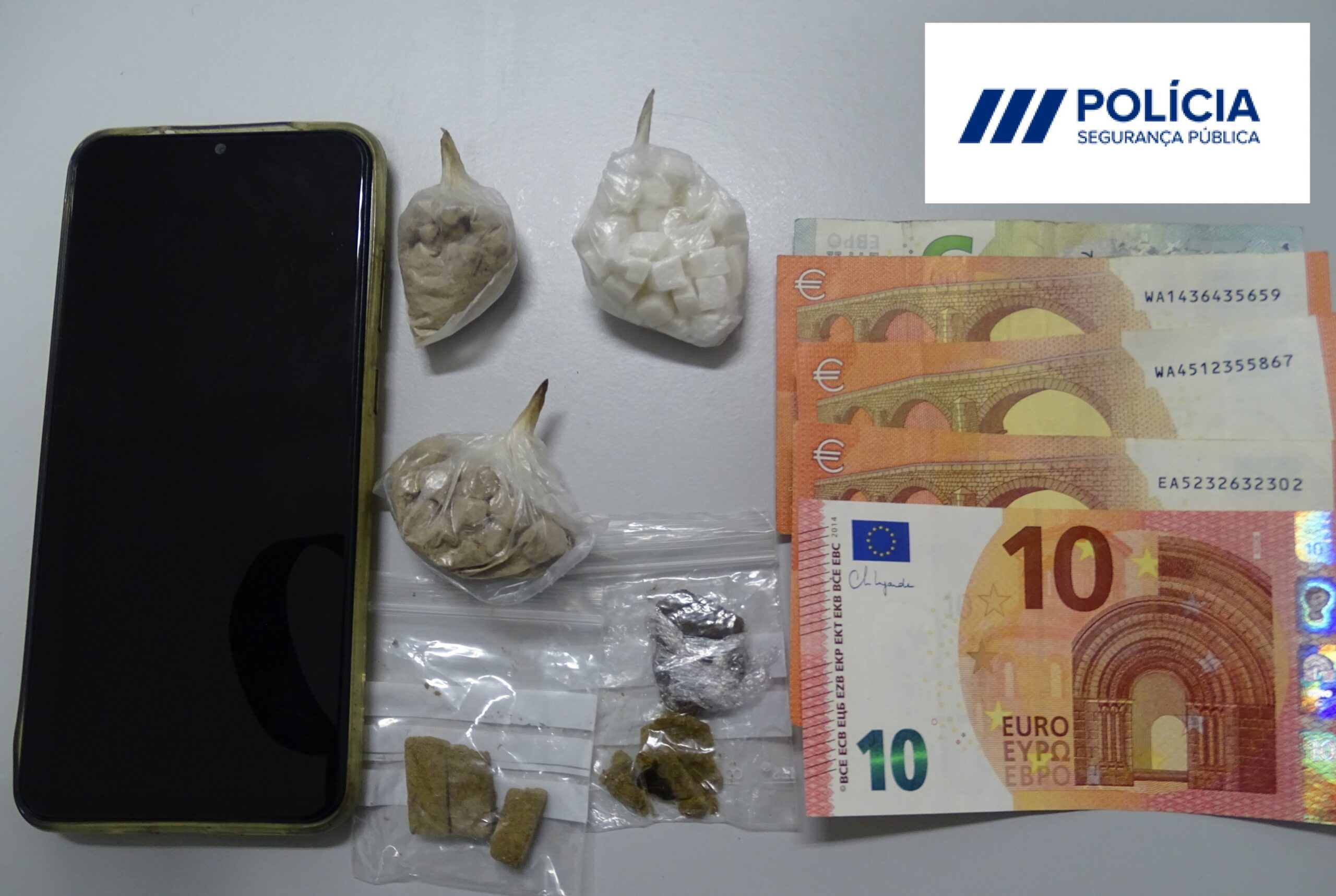 Homem detido por tráfico de droga em Bragança