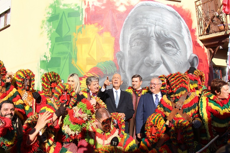 Presidente da República visitou Podence para inaugurar mural em sua homenagem