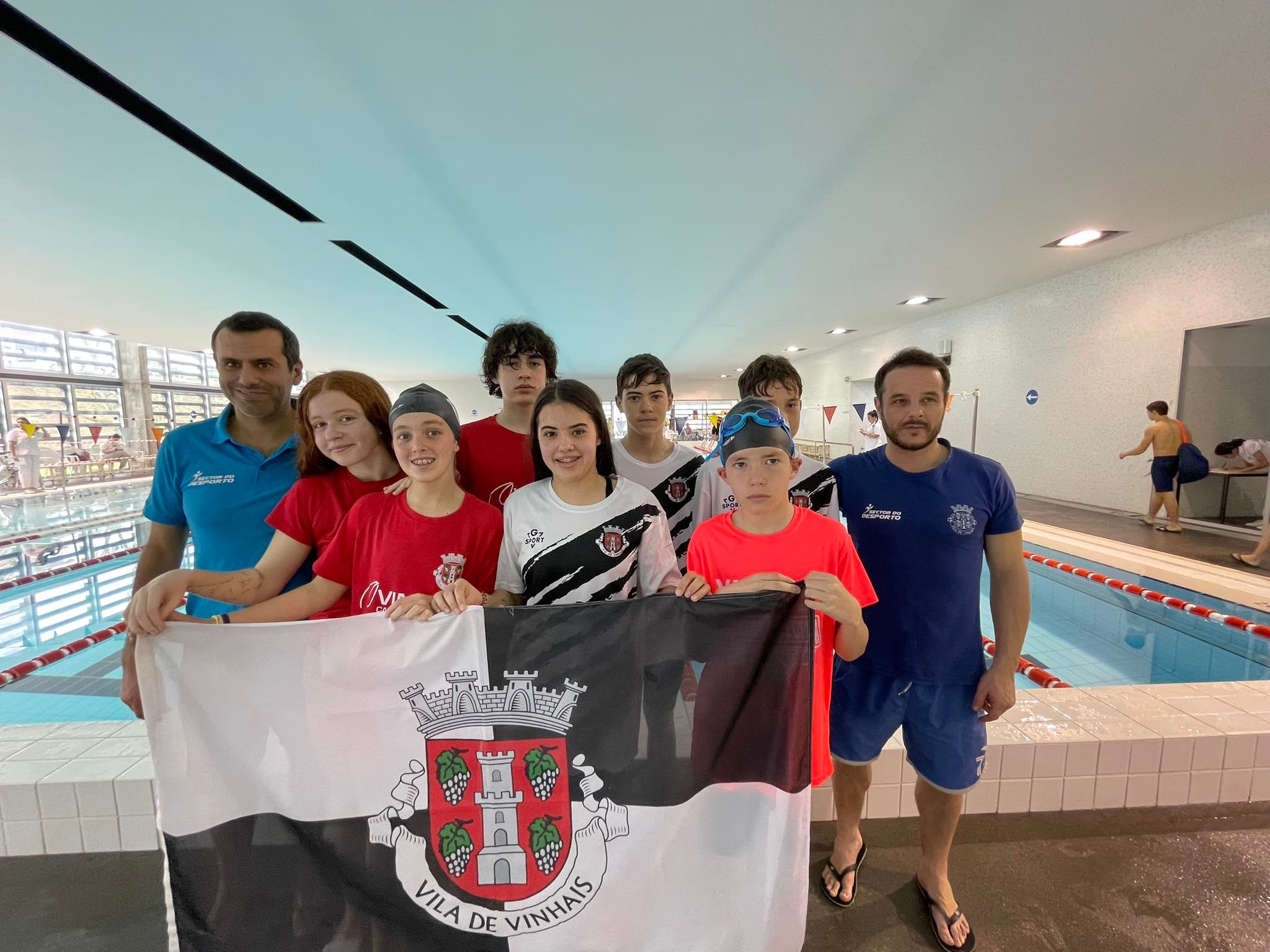 Escola de Natação de Vinhais/FCV com boa prestação nos Campeonatos Regionais de Natação no Peso da Régua