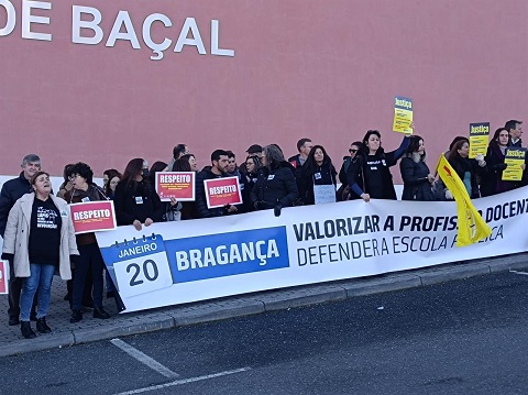 Professores de Bragança estão em greve mas obrigados a cumprir serviços mínimos