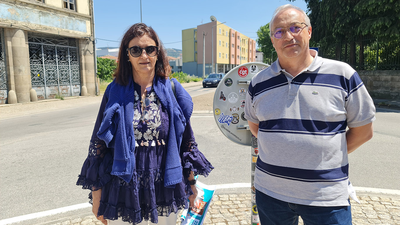 Caravana Professores percorre Estrada Nacional 2 em protesto
