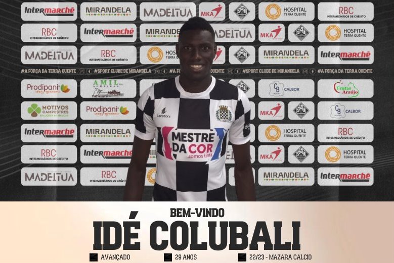 Futebol: Idé Colubali reforça ataque do S.C. Mirandela