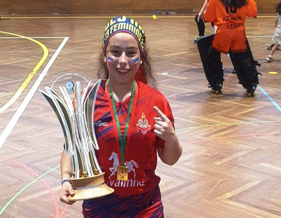 Ana Fernandes é campeã nacional de hóquei em patins