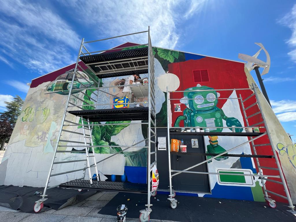 SM’ARTE: Bragança ganha primeira pintura mural gerada com inteligência artificial