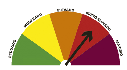 10 dos 12 concelhos do distrito em risco muito elevado de incêndio rural