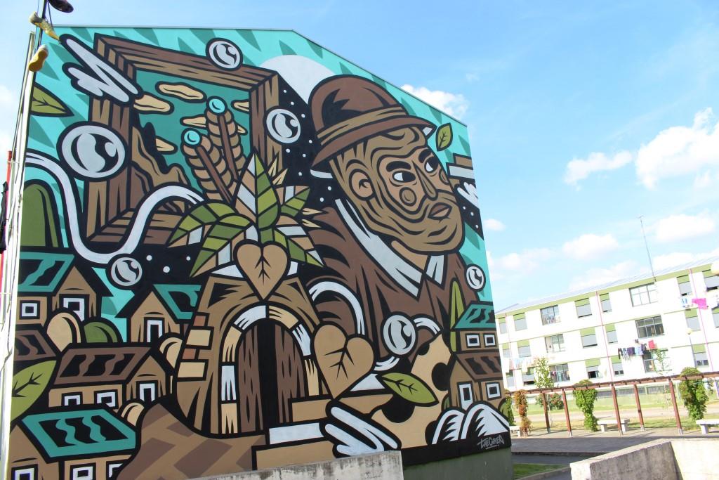 Festival de Arte Urbana de Bragança começa hoje e a cidade vai ganhar grafiti gerado com inteligência artificial