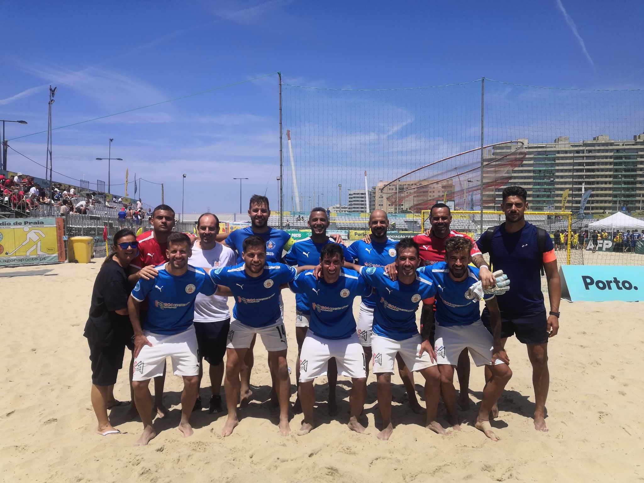 Vila Flor SC imparável segue para a segunda eliminatória da Taça de Portugal de Futebol de Praia