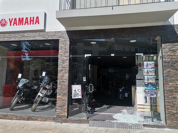 Stand Motofrias em Bragança assaltado esta madrugada