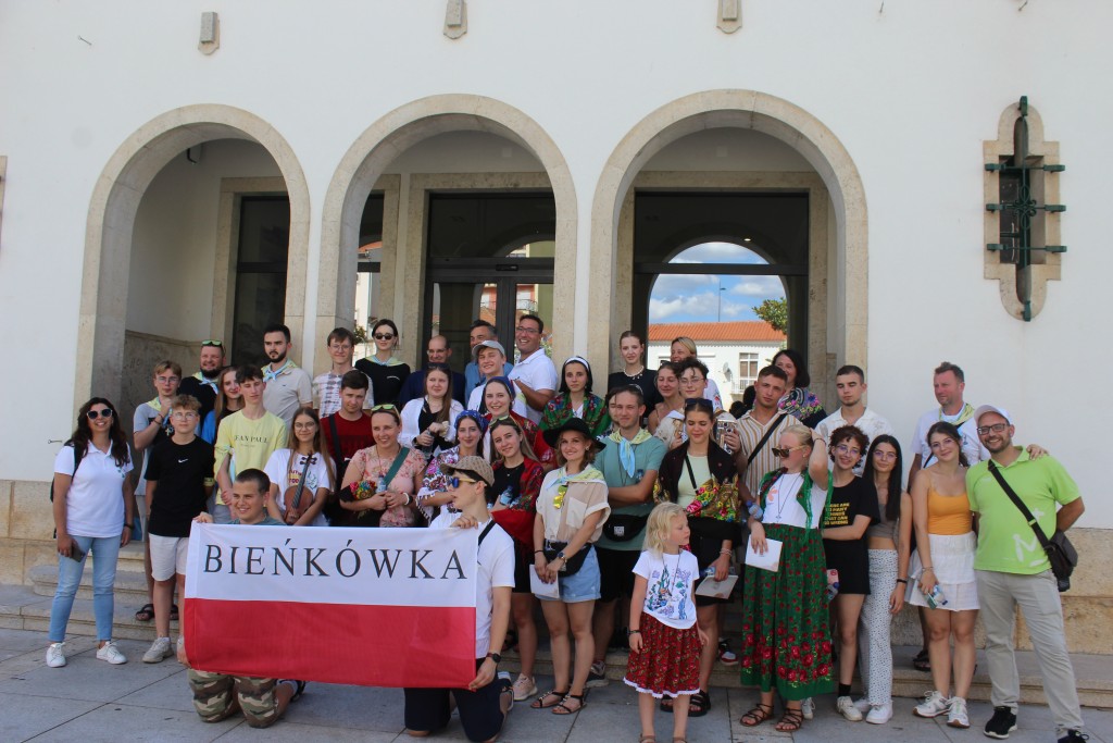Macedo de Cavaleiros recebeu a visita de jovens polacos que participam na Jornada Mundial da Juventude
