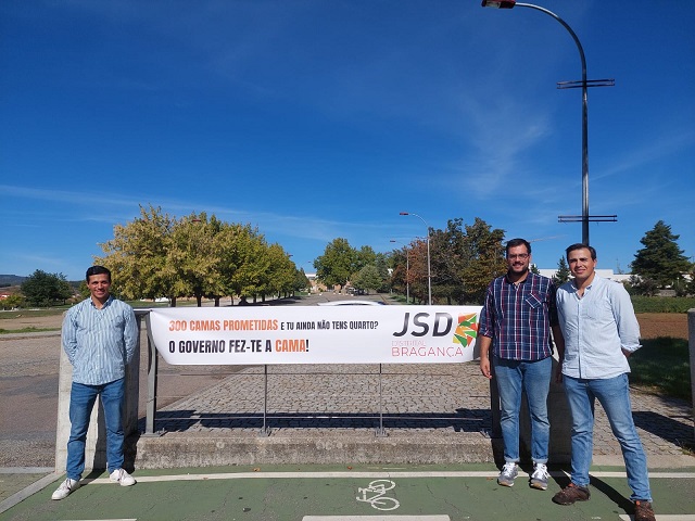 JSD de Bragança protesta contra a falta de alojamento estudantil