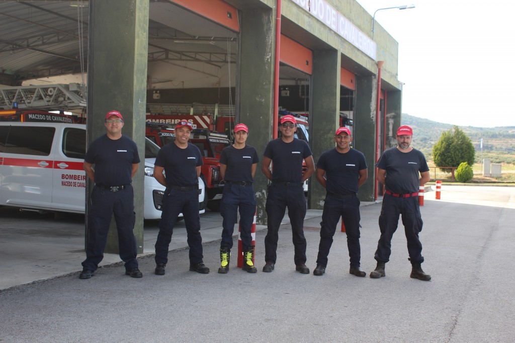 Bombeiros de Macedo receberam grupo de operacionais da Guatemala que vieram aprender a combater incêndios florestais