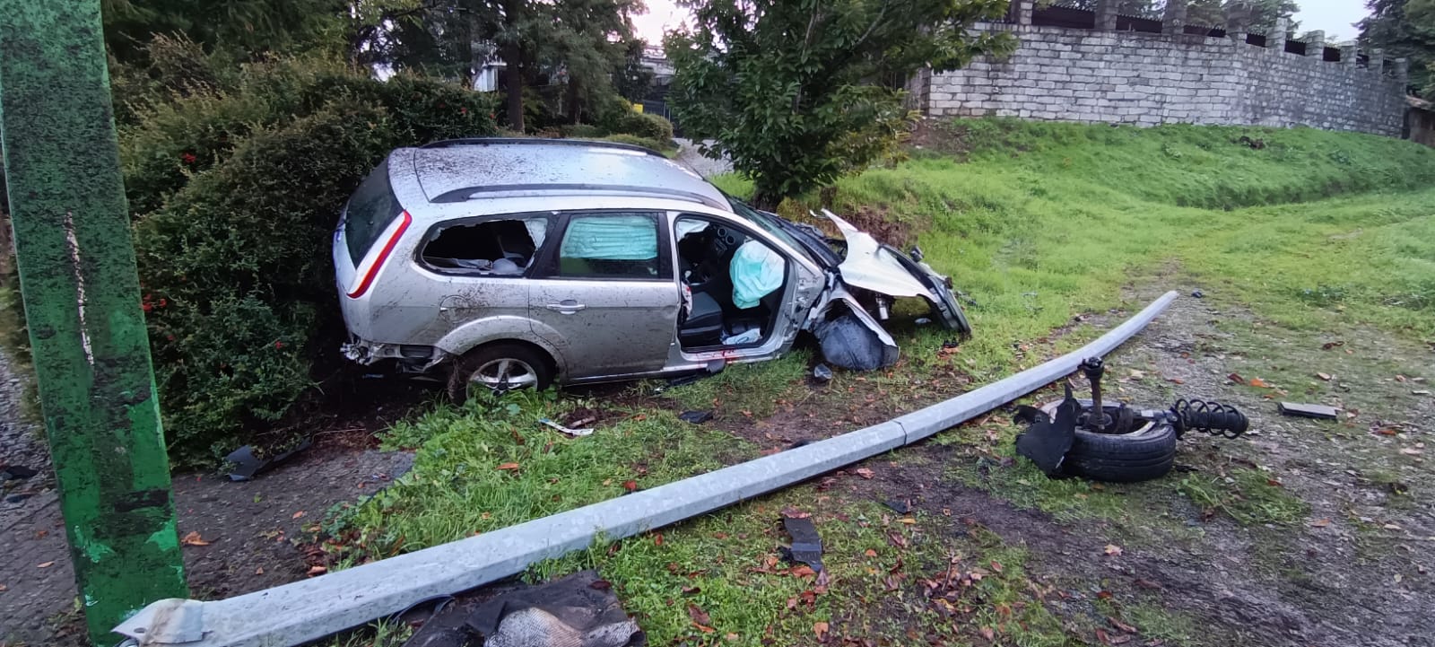 Jovem de 20 anos ferido em acidente na Alameda de Santa Apolónia