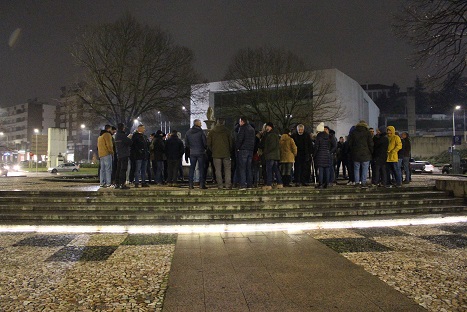 PSP e GNR em vigília em Bragança para reclamar melhores salários e subsídio de missão