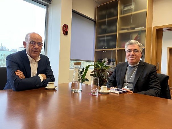 Bispo da Diocese Bragança-Miranda visitou Instituto Politécnico de Bragança
