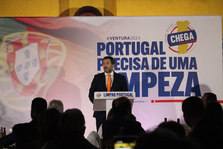 André Ventura defendeu em Macedo de Cavaleiros a criação de um plano de apoio e emergência à agricultura