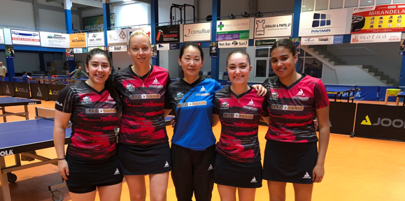 Ténis de mesa: CTM Mirandela tenta hoje na Hungria apuramento inédito para final da Taça Europa Feminina