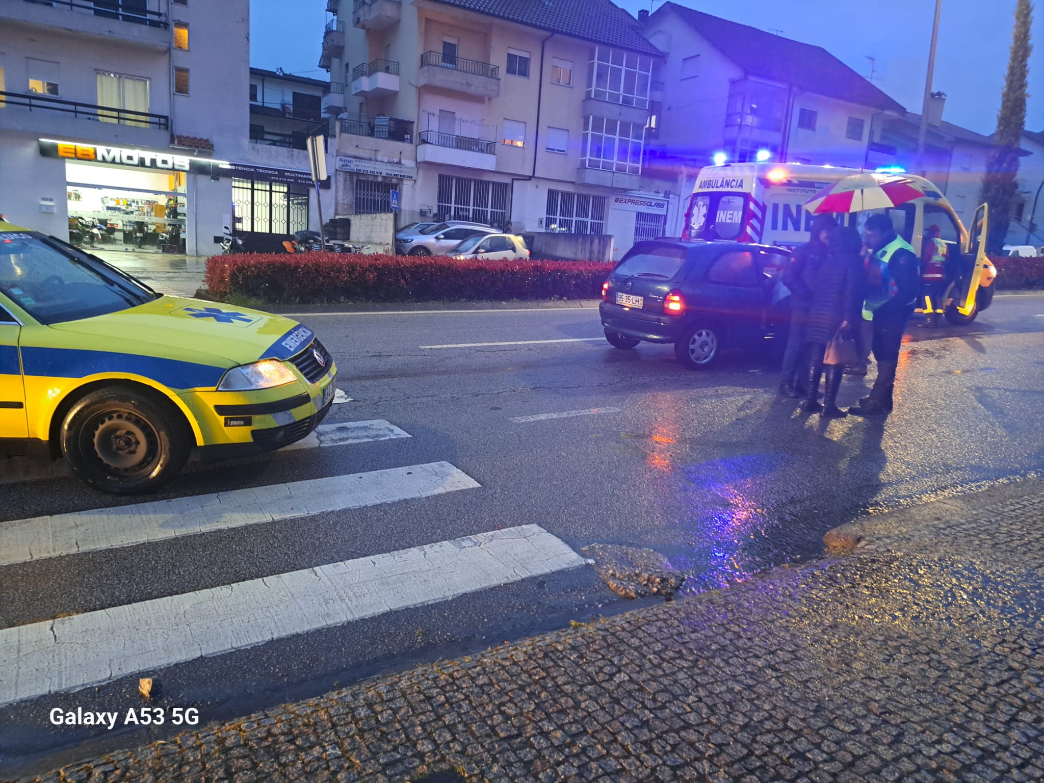 Criança atropelada em Bragança fica gravemente ferida