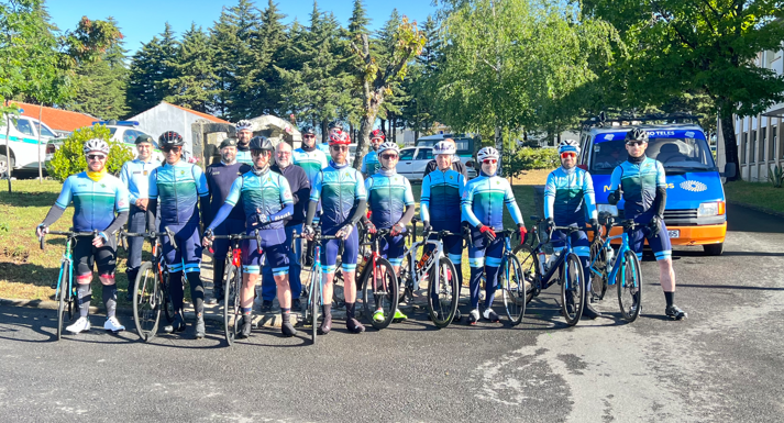 Mais de dez militares da GNR do Comando Territorial de Bragança partiram de bicicleta em direcção a Fátima