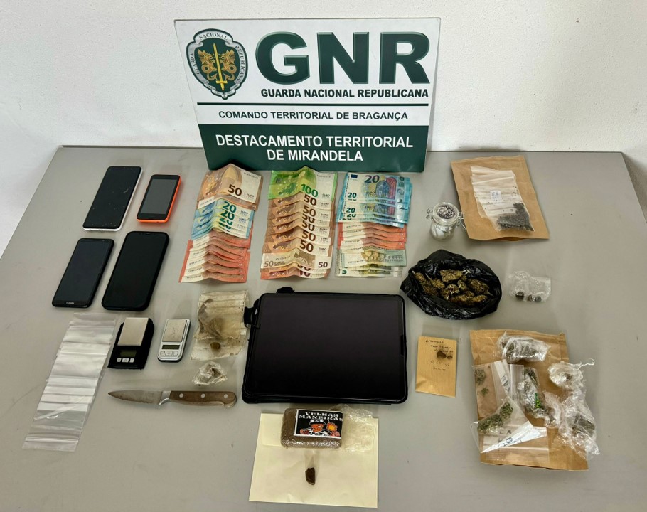 Homem detido por tráfico de estupefacientes e apreendidas mais de 200 doses de droga