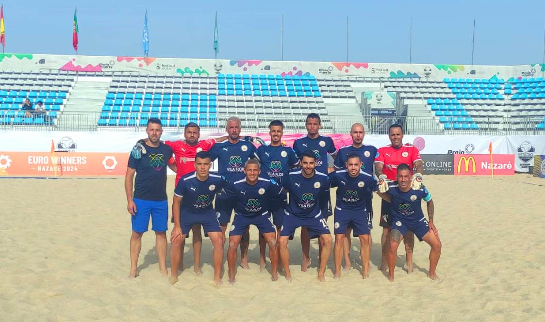 Futebol de Praia: Vila Flor Sport Clube cede perante o Sesimbra nas meias-finais da Euro Winners Challenge Cup 2024