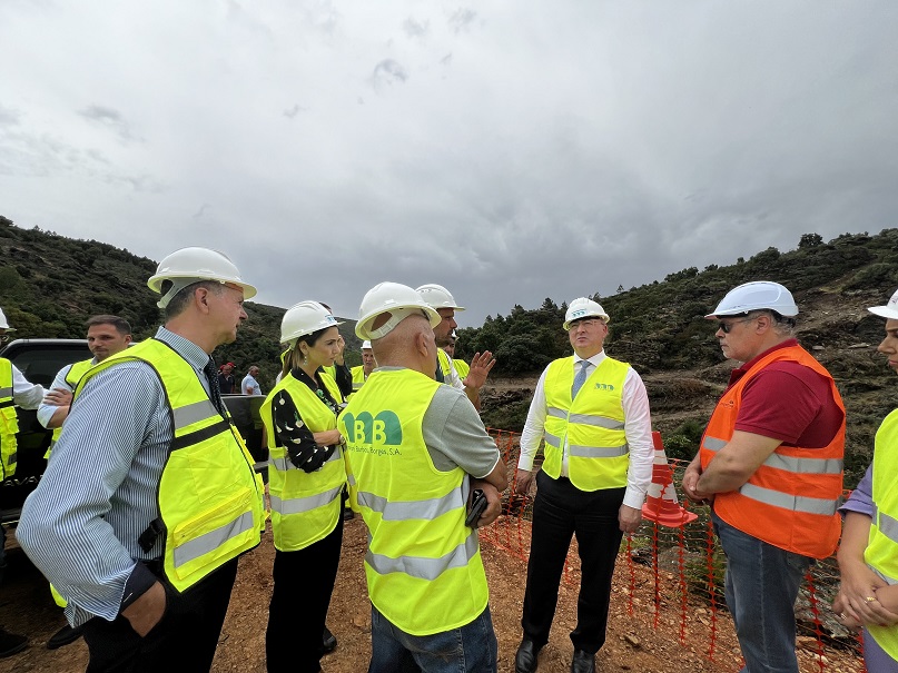 Ministro da Agricultura foi a Alfândega para conhecer obras da barragem que vai beneficiar 150 agricultores em Vilar Chão – Parada