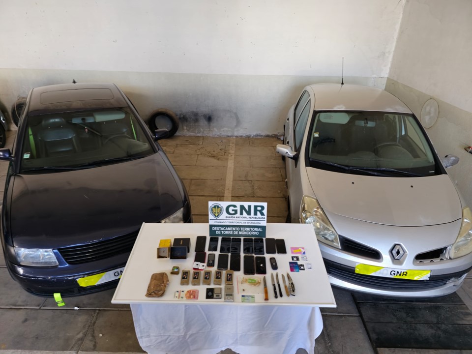 GNR desmantela rede de tráfico de haxixe e detém quatro pessoas em Torre de Moncorvo