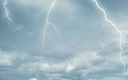 Trovoada e granizo deixam distrito sob aviso laranja