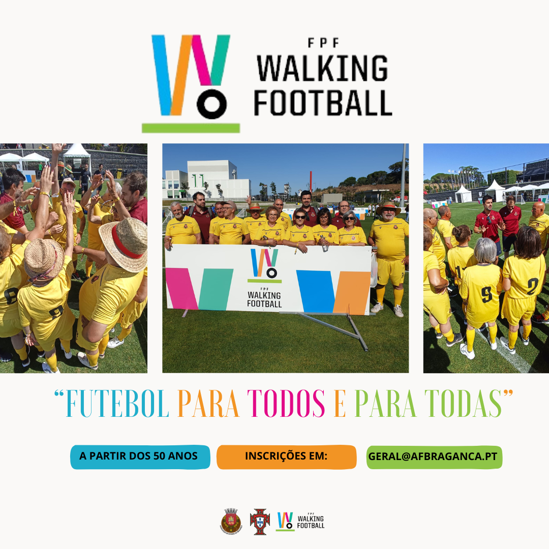 Walking Football é a nova aposta da Associação de Futebol de Bragança