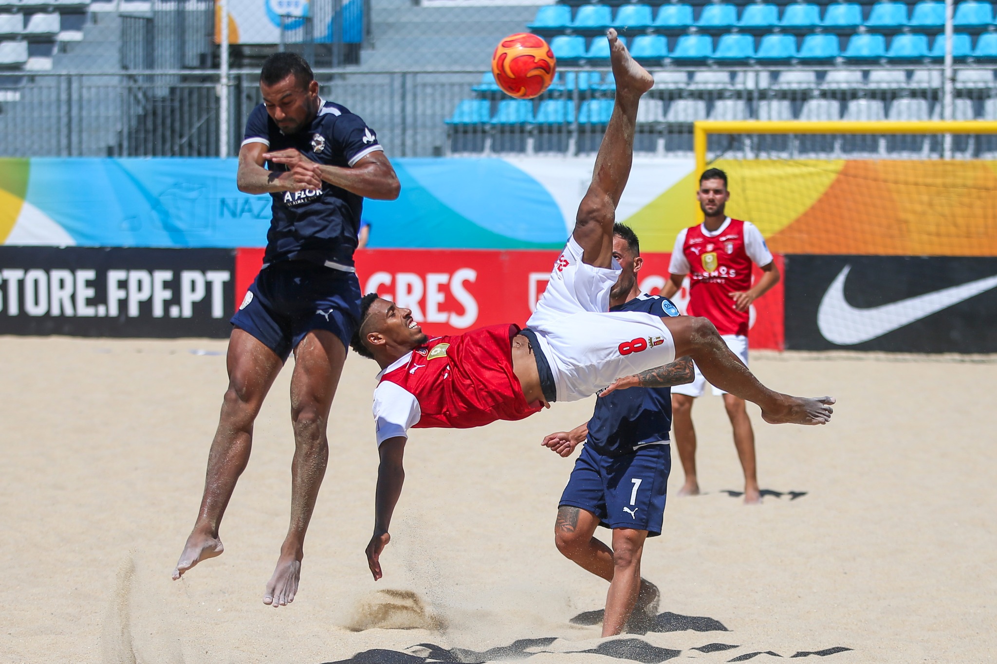 Futebol de Praia: Vila Flor eliminado nos quartos-de-final da Taça de Portugal com derrota pesada frente ao Braga