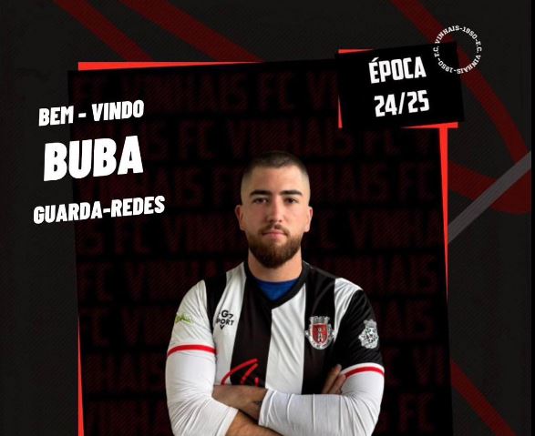 Futebol: Futebol Clube de Vinhais apresenta reforço para a baliza