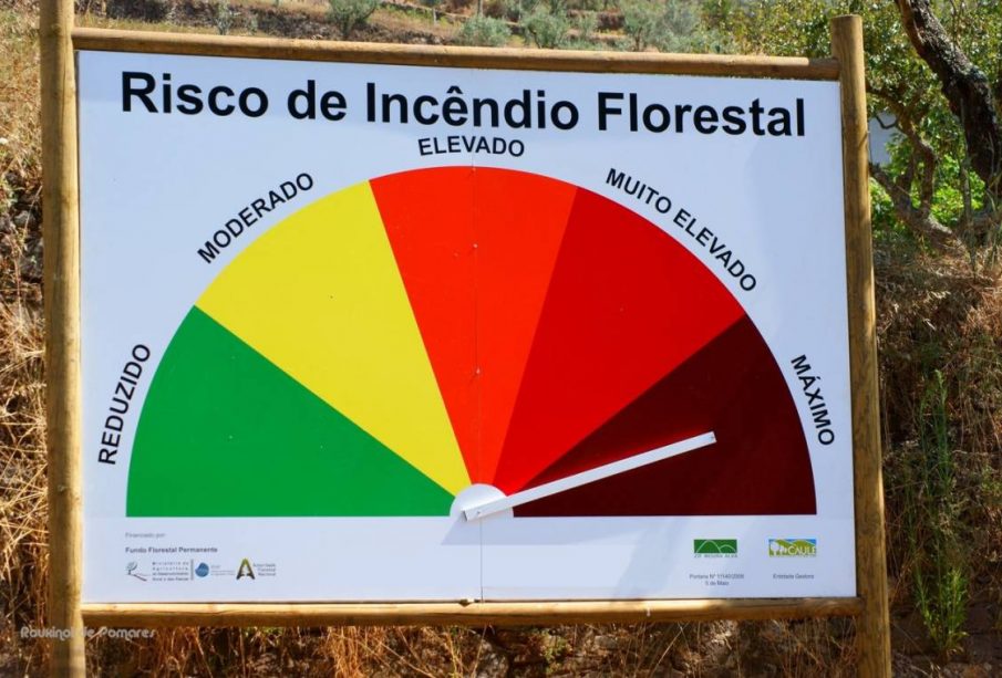 Distrito de Bragança está em risco máximo de incêndio rural