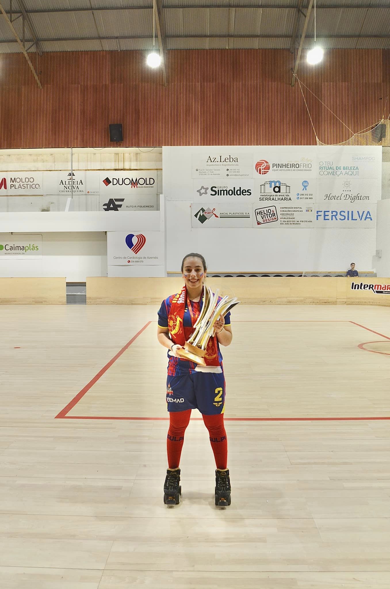 Hóquei em Patins: Brigantina Ana Fernandes marca na goleada de Portugal frente à Colômbia no Campeonato Do Mundo
