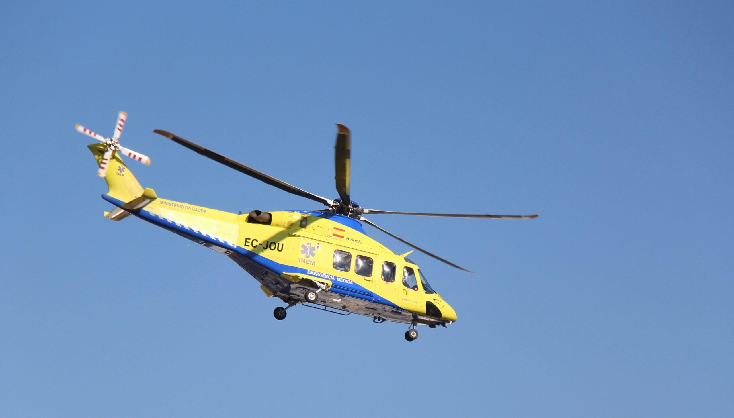 Região volta a ter helicóptero do INEM: aeronave foi reposta no sábado à noite
