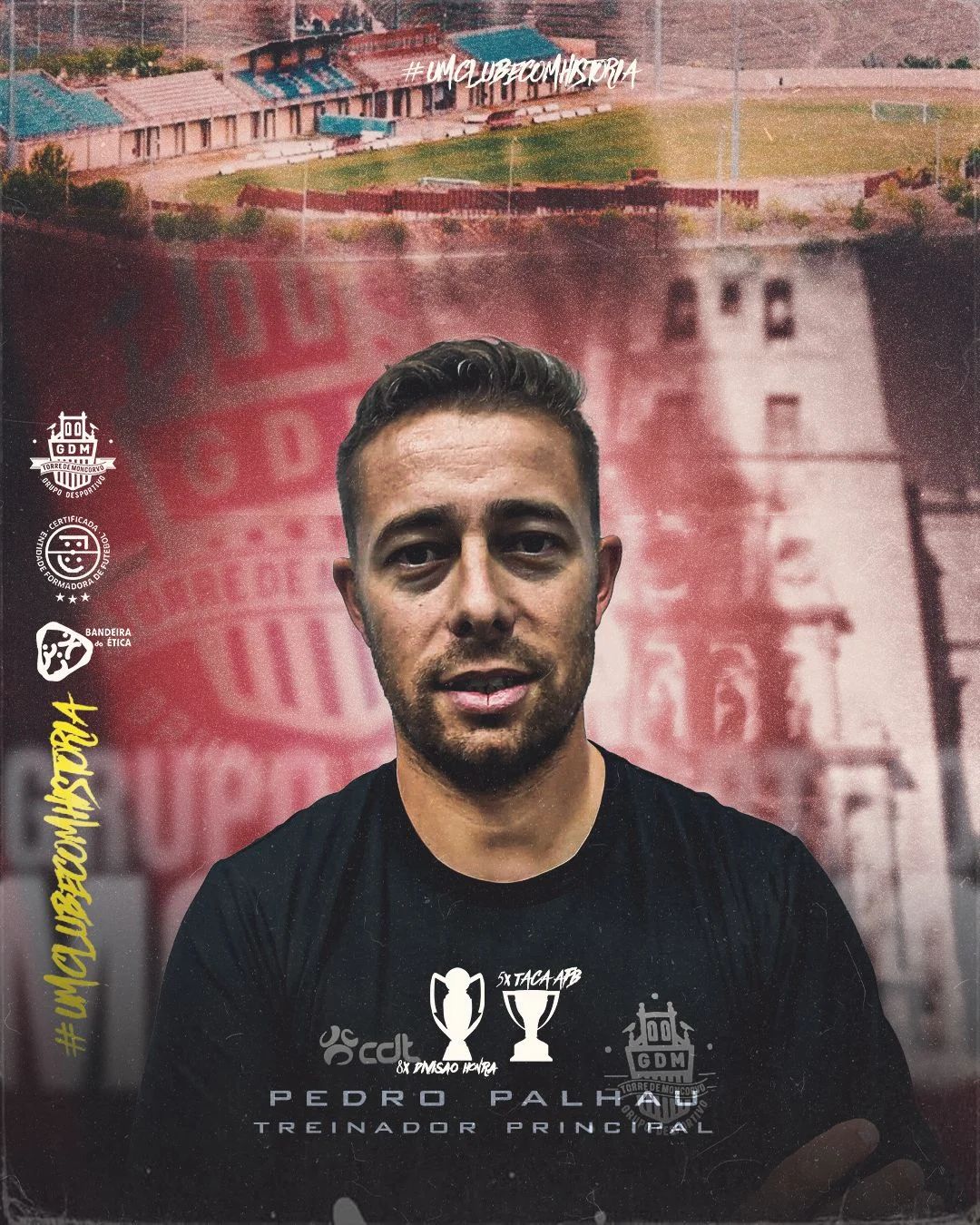 Futebol: Pedro Palhau é o novo treinador do Grupo Desportivo de Moncorvo