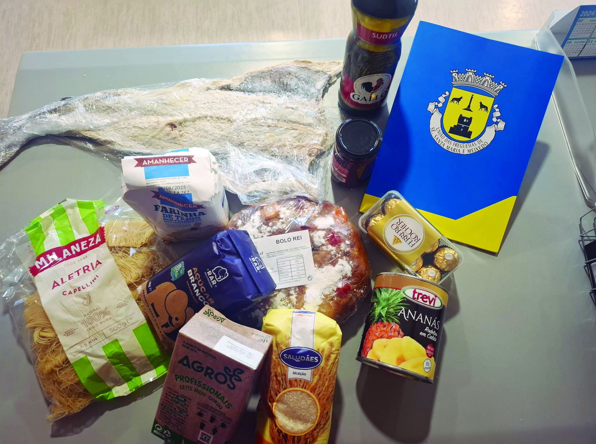 União das Freguesias de Sé, Santa Maria e Meixedo entrega cabazes alimentares para tornar Natal mais aconchegante