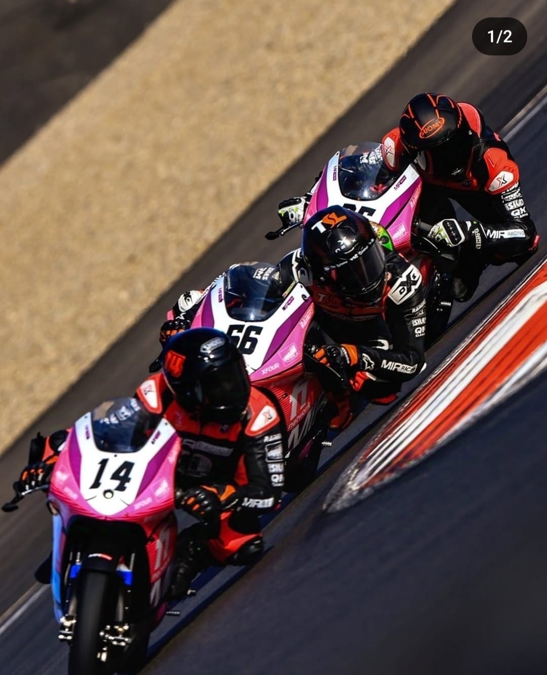 Motociclismo: Brigantino Tiago Rafael mostra resiliência na última corrida da MIR Racing Finetwork Cup