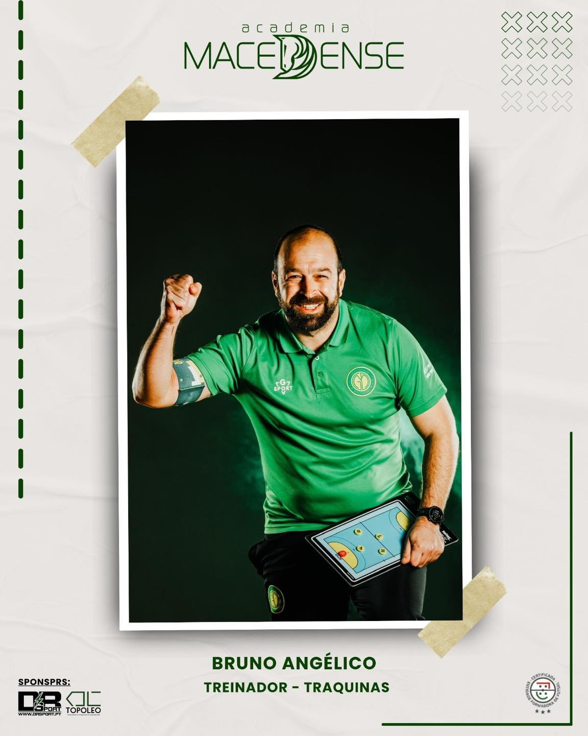 Bruno Angélico (GD Macedense): “Vamos a Castelo Branco com a esperança de conquistar os três pontos”