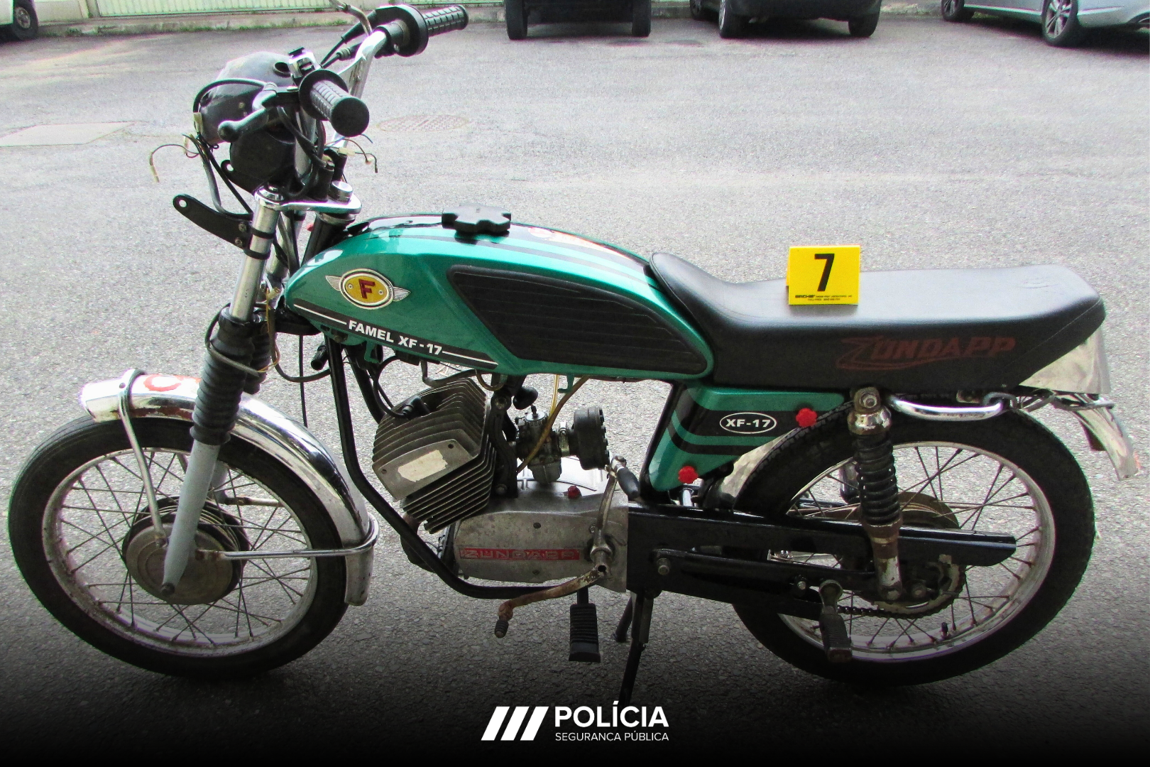 PSP de Bragança detém homem de 23 anos e apreende 8 veículos