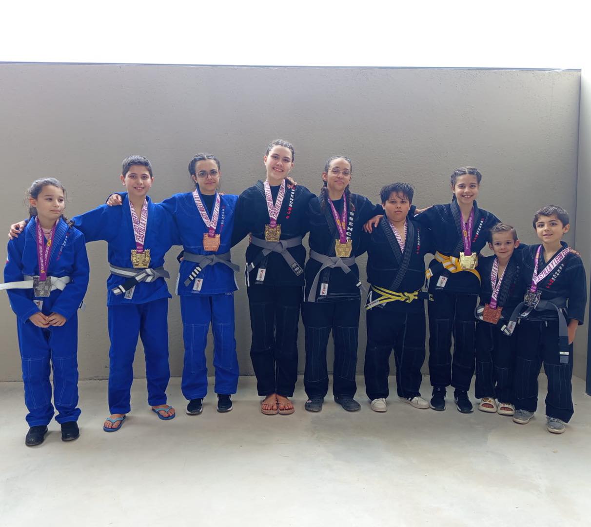 Jiu-jitsu: Jovens brigantinos do Studio 83 EssenceBjj conquistam nove medalhas em Espanha