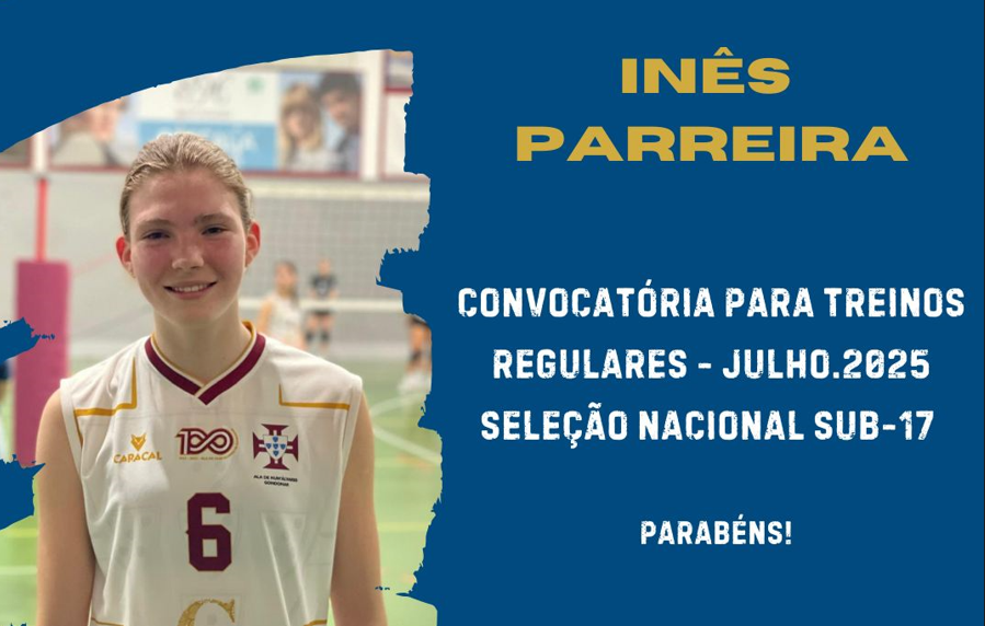 Voleibol Feminino: Atleta de Miranda do Douro convocada para os treinos da Seleção Nacional Sub-17
