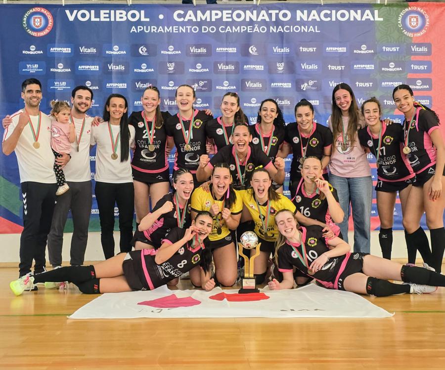 Brigantina Filipa Pires sagra-se campeã nacional de voleibol feminino Sub-21: “Foi uma conquista muito especial”