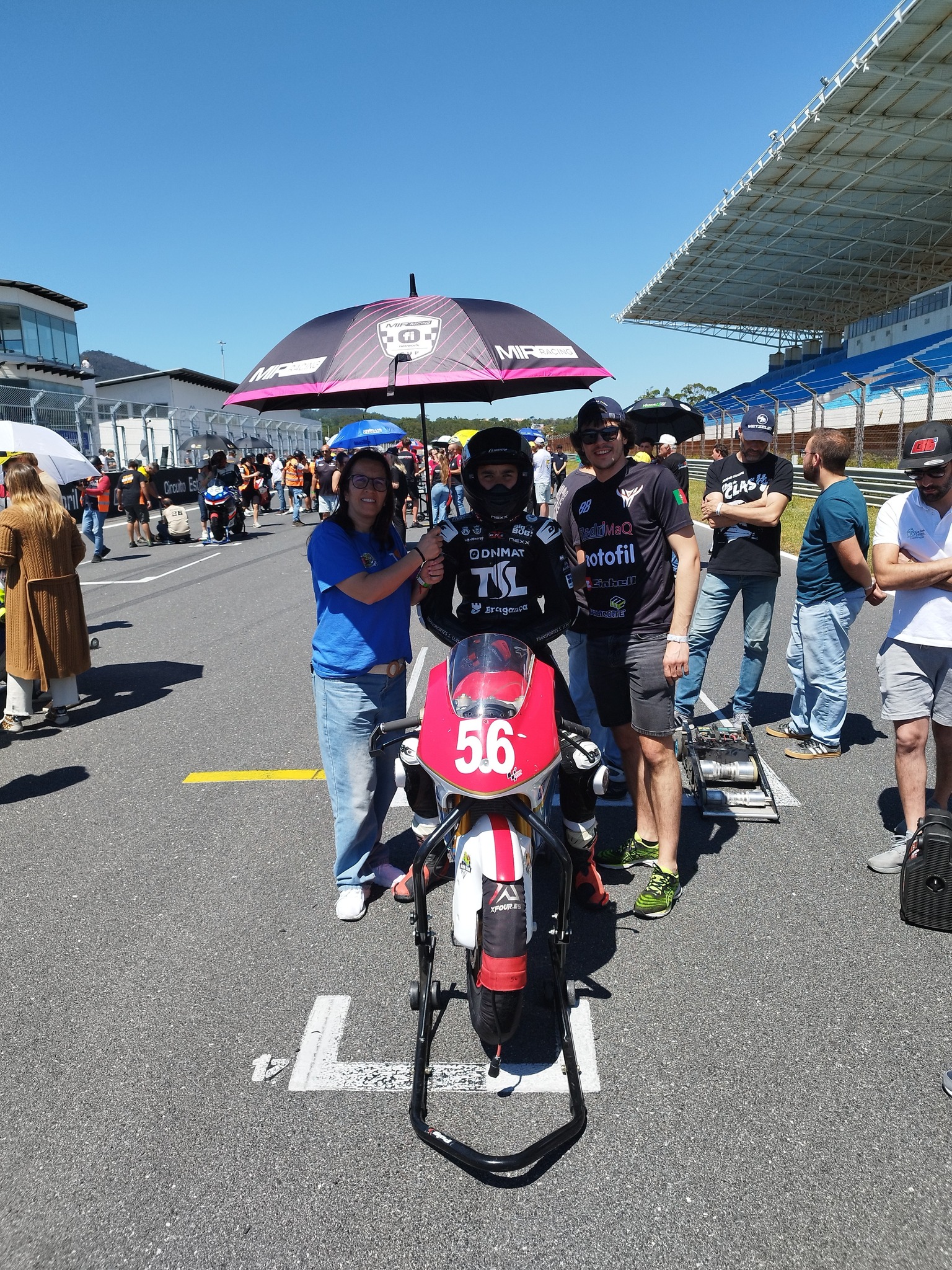 Motociclismo: Brigantino Tiago Rafael sobe ao pódio em Pré-Moto 3 no Campeonato Nacional de Velocidade